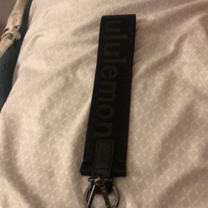 Rare Lululemon black keychain